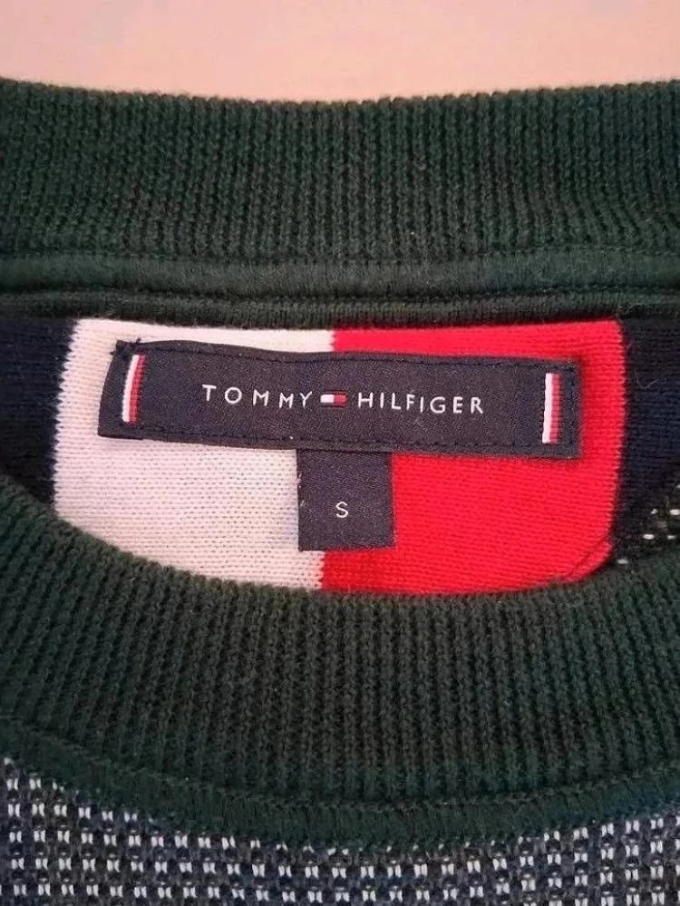 Pull Ras De Cou Tommy Hilfiger - S - Vert Foncé - Ayzan-44 – photo 4
